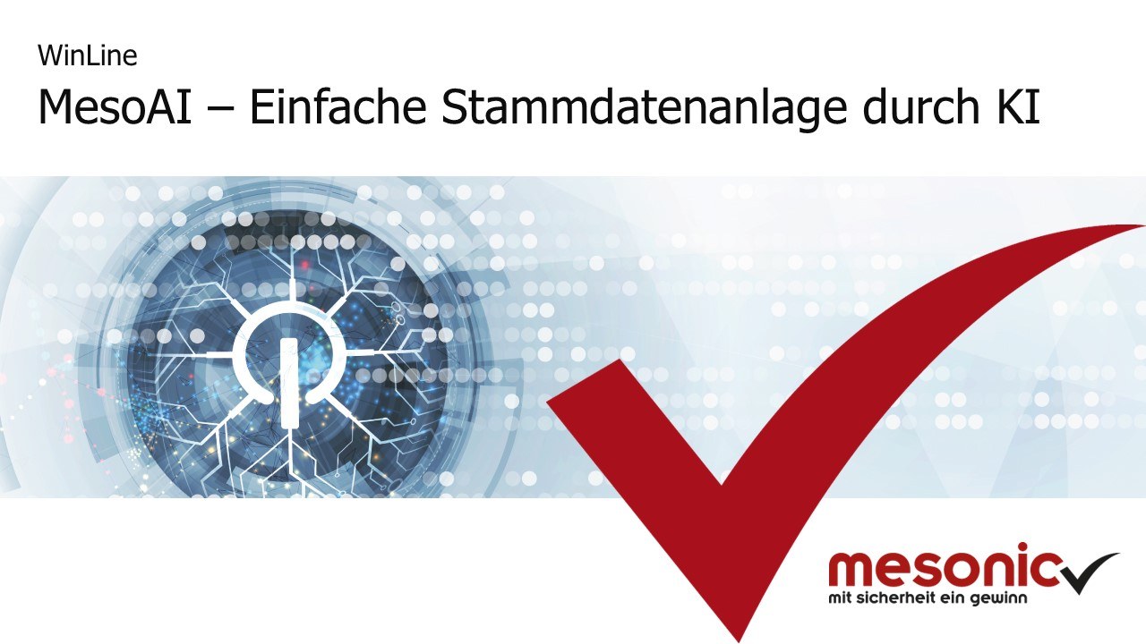 Meso AI Stammdaten